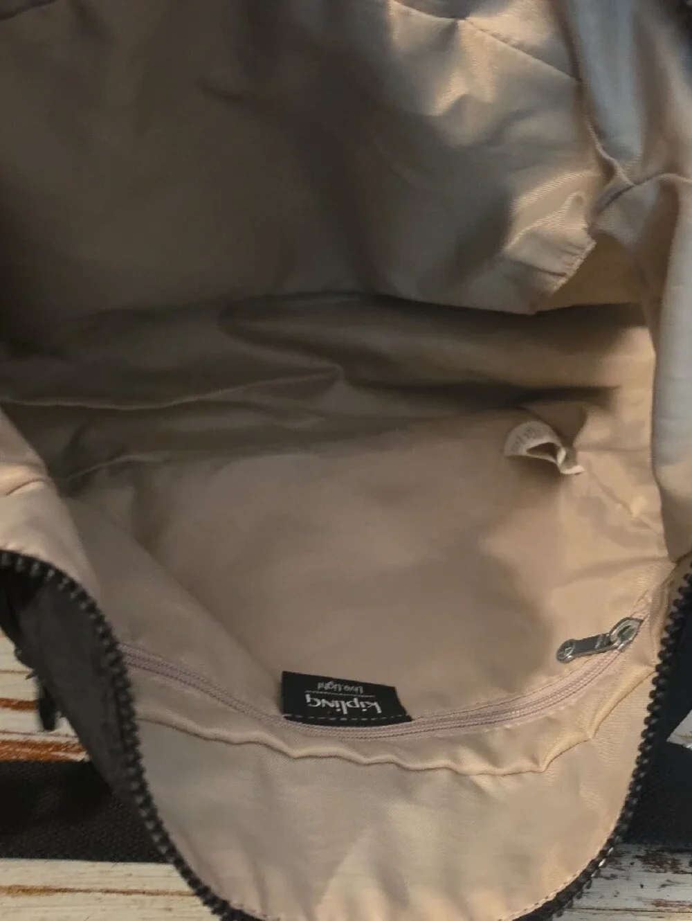 Kipling Black Hobo Shoulder Bag with Multiple Zips